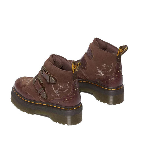 Dr Martens - GA Gothic Americana Brown Devon Boot Suede